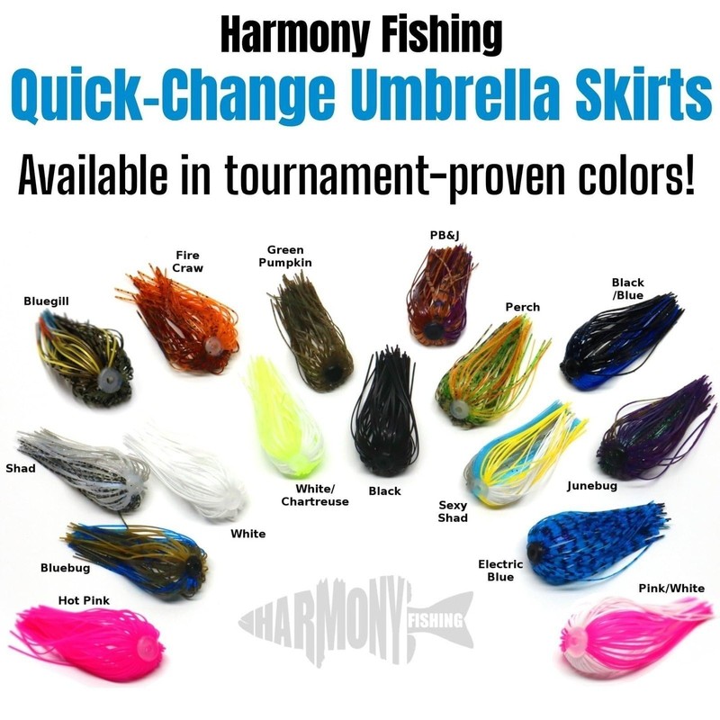 Harmony Fishing – Quick Change Modular Umbrella Skirts for Fishing... gallery