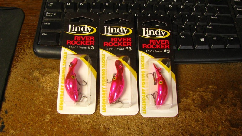 Lindy “river rocker”, #3, 2 3/8″, 3/16 oz, 3 ct, free shipping