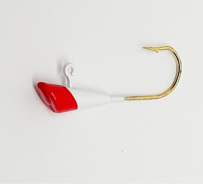50PCs 1/16 oz Shad Dart Lead Jig Heads Fishing hooks Crappie Panfish Bass Lures gallery
