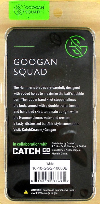 (3) Googan Squad 1/2 Oz. White Hummer Buzz Baits Buzzbaits Brand New In Pack gallery