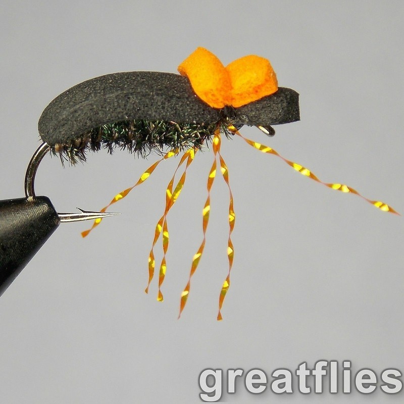 1 dozen (12) – Hi Vis Foam Beetle