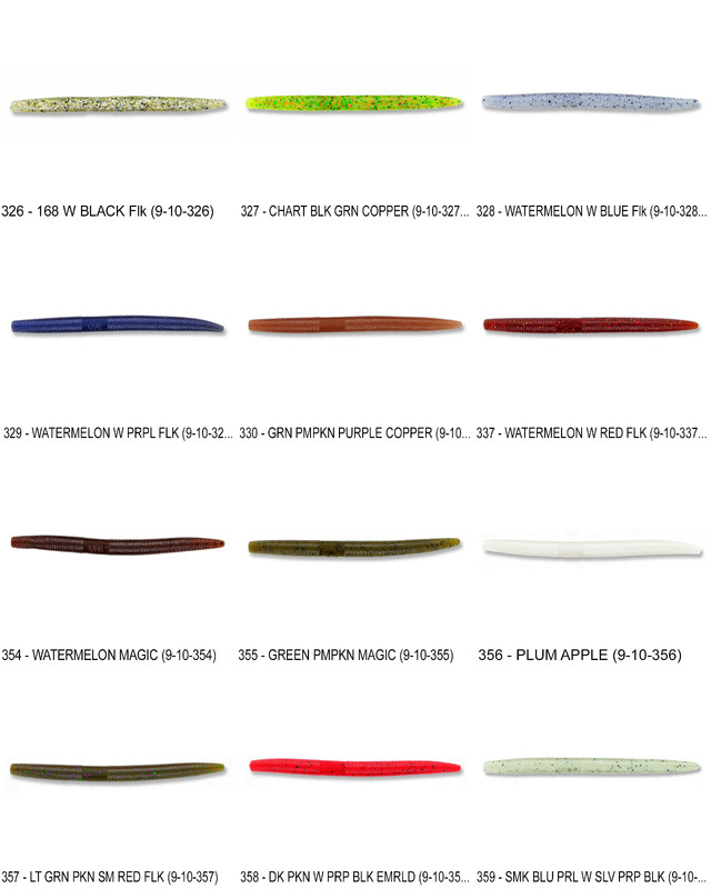 Gary Yamamoto Senko 5 Inch (9-10) Stick Bait Worm Any 121 Colors Bulk Lot Lures gallery
