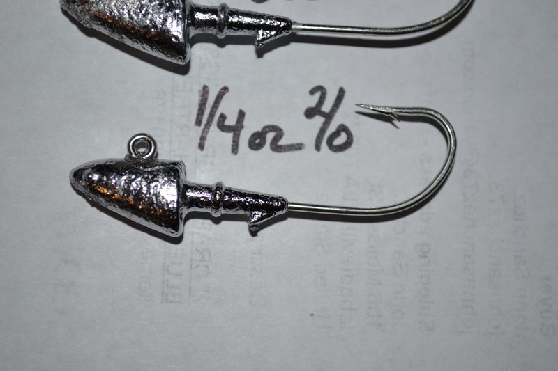 10 SHAD Head Jigheads - SWIM BAITS - 1/4 thru 2oz- SALTWATER SAFE 1/0 THRU 7/0 gallery
