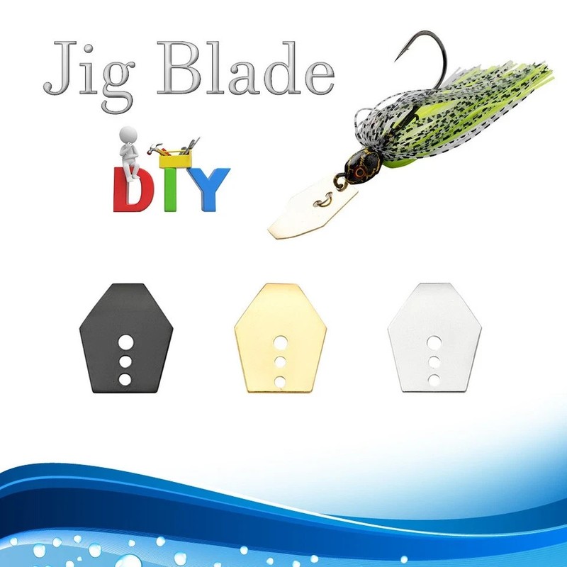 Stainless Swim Jig Dancer Jig Blade Chatter Style Bait Blade Fishing Lures Parts gallery