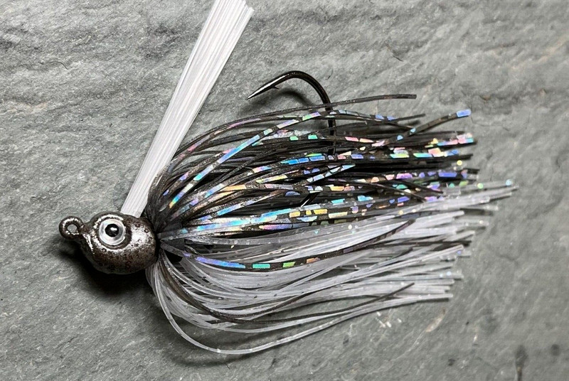2 Pack - Smoking Shad - Swim Jigs Bass Fishing Jig Lure gallery