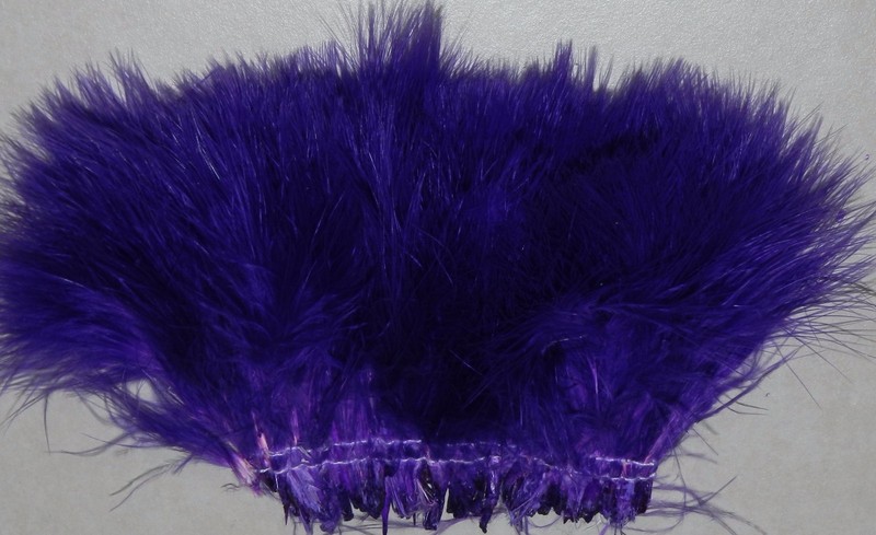 Nimrod’s Tackle 1/4 OZ STRUNG BLOOD QUILL MARABOU FEATHERS PICK FROM 30+ COLORS