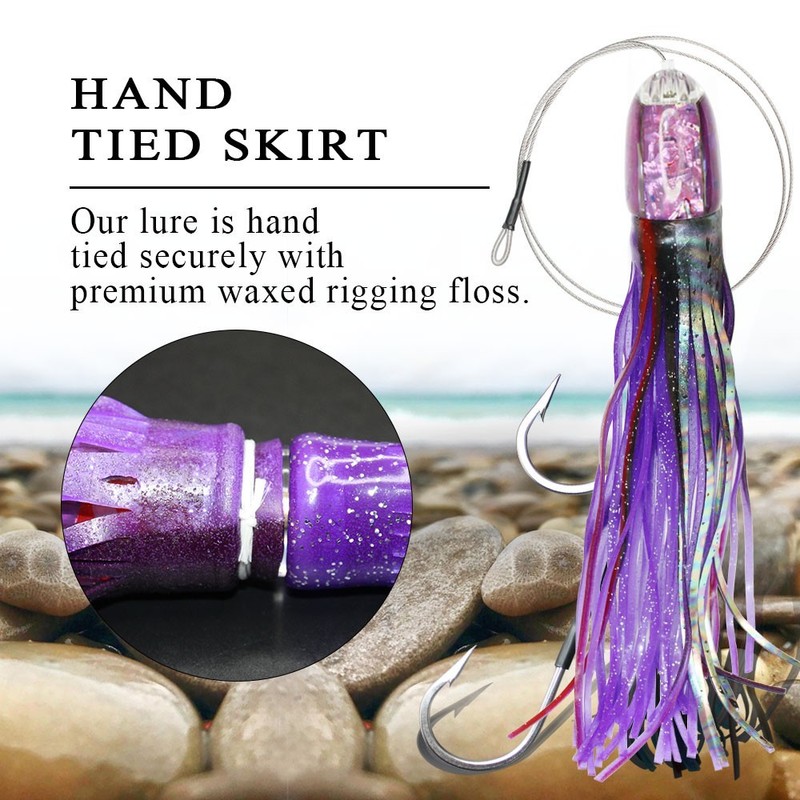 VIKETECH 12'' Resin Saltwater Fishing Trolling Lure for Marlin Tuna Mahi Mahi gallery