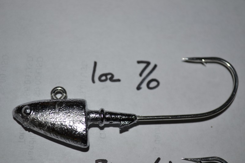 10 SHAD Head Jigheads - SWIM BAITS - 1/4 thru 2oz- SALTWATER SAFE 1/0 THRU 7/0 gallery
