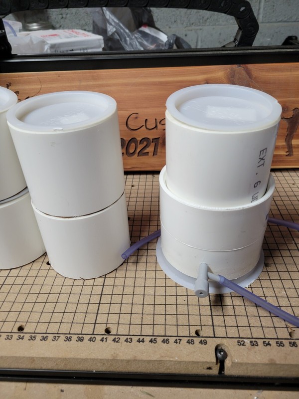 POWDER COATING COAT, PAINT FLUID BED 3″ 4 EXTRA CUPS. FISHING. LURES, JIGS.