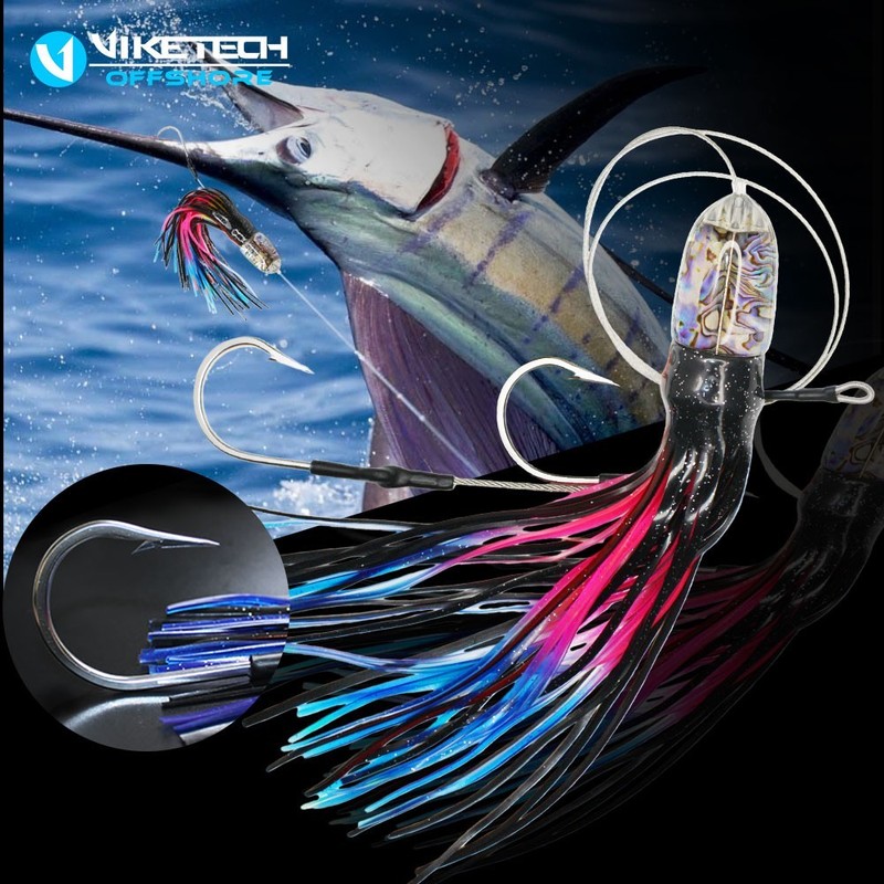 VIKETECH 12'' Resin Saltwater Fishing Trolling Lure for Marlin Tuna Mahi Mahi gallery