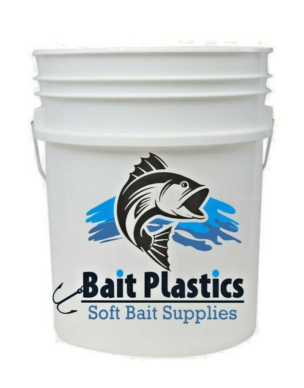 Bait Plastics Premium {Pick Formula} Lure Plastisol – 5 Gallons