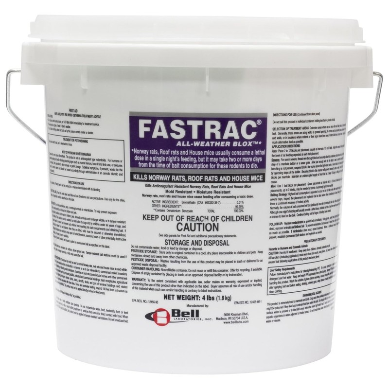 Highly Palatable Rodenticide 4lb Center Hole gallery