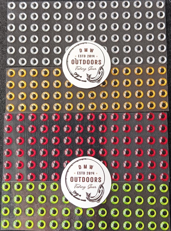 Holographic 3d Adhesive Fish Eyes, Multi Sizes & Colors Available, Fly Tying gallery