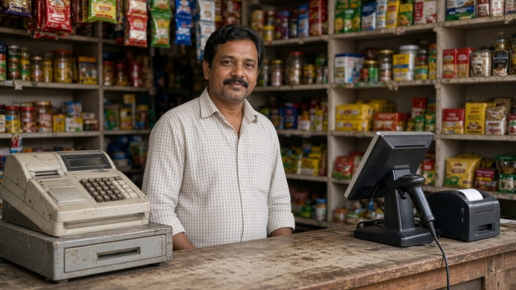 cash register vs pos software india
