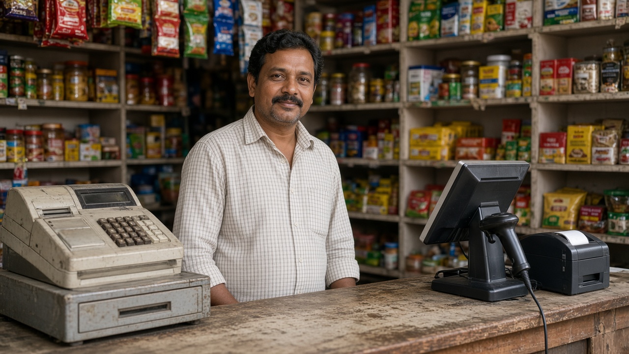 cash register vs pos software india