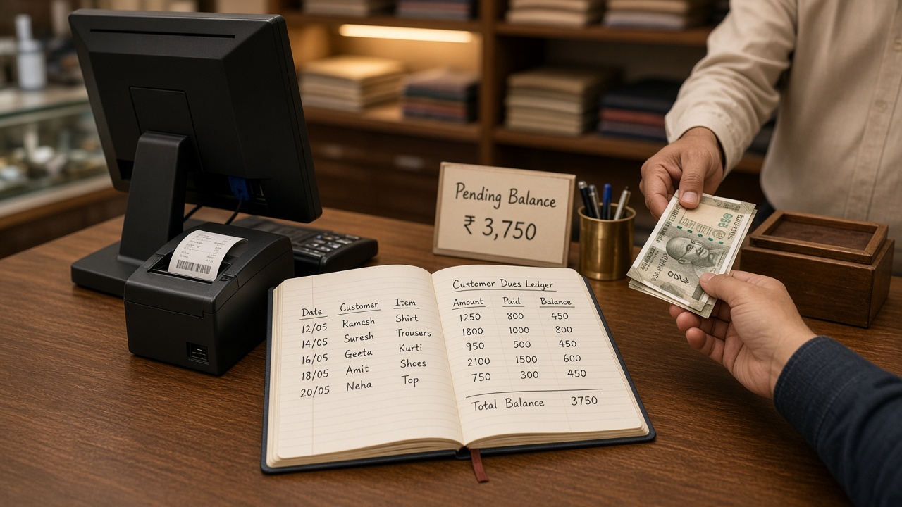 customer dues management retail