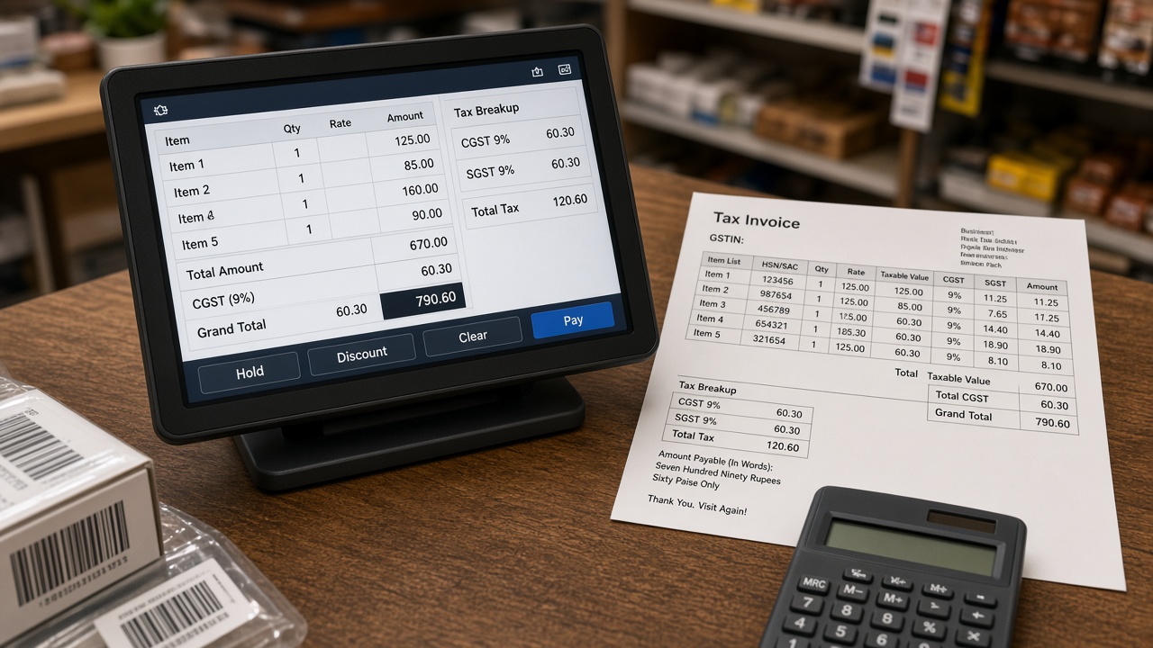hsn sac code billing software
